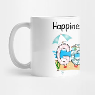 Happiness Is Being A Gema Summer Beach Happy Mother's Day T-Shirt Mug